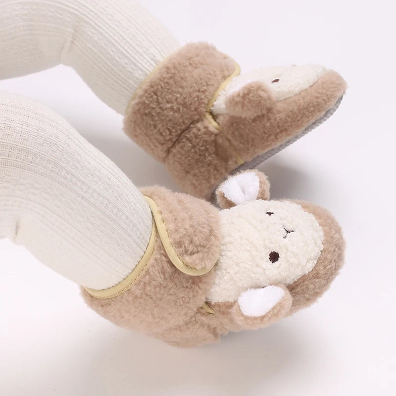 đ§žâïž Chaussures dâHiver BĂ©bĂ© â Premiers Pas AntidĂ©rapants â Doublure Coton Chaud â Motif Cartoonâą