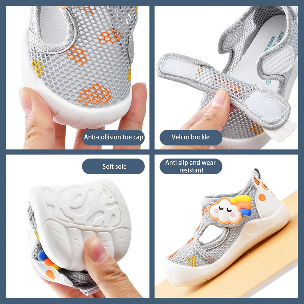 👣🩴 Sandales d'Été – Mesh Respirant & Semelle Souple Antidérapante – 1 à 3 ans™