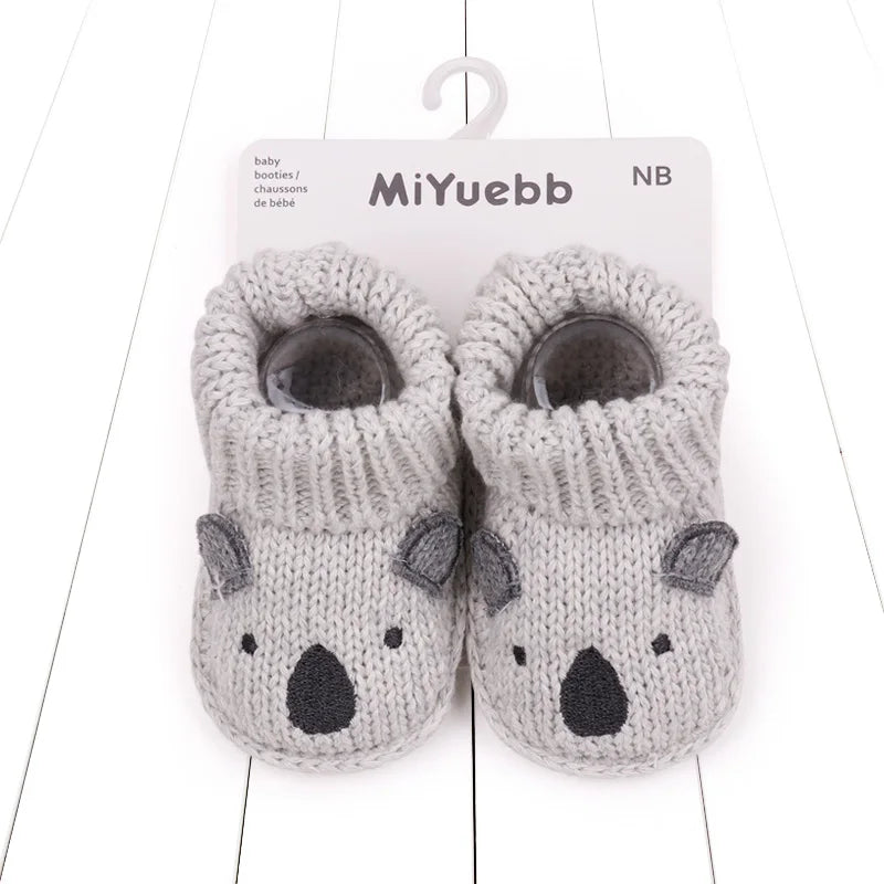 đ§ŠđŸ Chaussettes BĂ©bĂ© AntidĂ©rapantes â Motif Animal â Coton Doux et Respirantâą