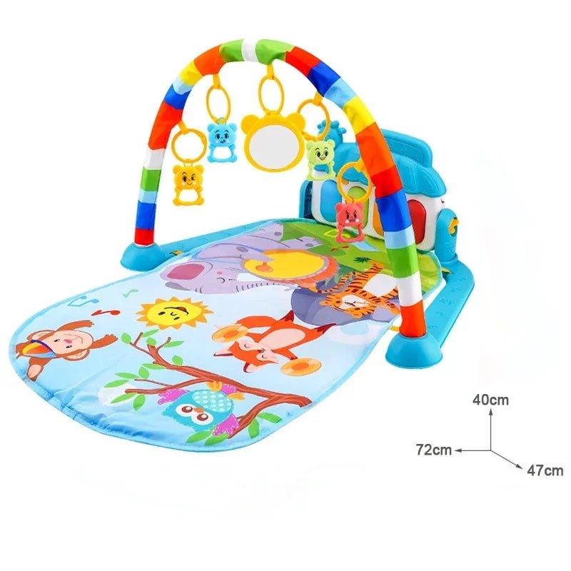 Tapis d’Éveil Musical Bébé avec Piano – Tapis d’Activité Éducatif 0 - 36 Mois - Planète bébé