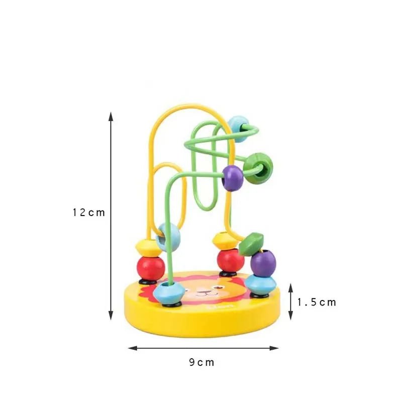đ§ Jouet Ăducatif Montessori â Labyrinthe de Perles en Bois â Apprentissage MathĂ©matique PrĂ©coceâą - PlanĂšte bĂ©bĂ©