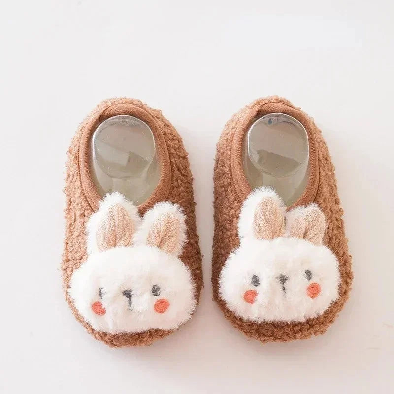 đ§žđ° Chaussons BĂ©bĂ© Hiver â Lapin Cartoon Doux & AntidĂ©rapants â 1 Ă 3 Ansâą
