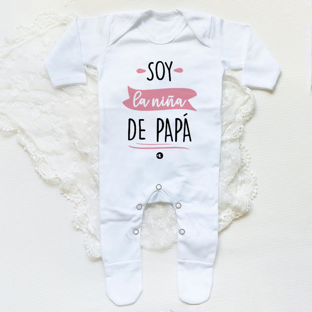 đ¶đ Barboteuse BĂ©bĂ© "I Am Daddy's Girl" â Tenue Naissance & Cadeau de Baby Shower â Mixte â Manches Longuesâą - PlanĂšte bĂ©bĂ©