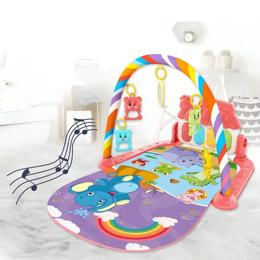 Tapis d’Éveil Musical Bébé avec Piano – Tapis d’Activité Éducatif 0 - 36 Mois - Planète bébé