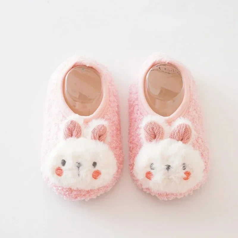 đ§žđ° Chaussons BĂ©bĂ© Hiver â Lapin Cartoon Doux & AntidĂ©rapants â 1 Ă 3 Ansâą