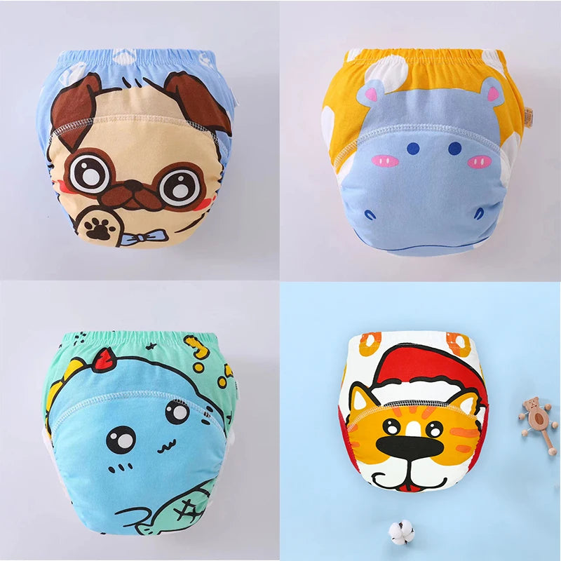 đ©Čđż Lot de 4 Culottes dâApprentissage ImpermĂ©ables BĂ©bĂ© â Coton Ăcologique â RĂ©utilisables & Ultra Douces â 12 Ă  20 kg â Mixteâą - PlanĂšte bĂ©bĂ©