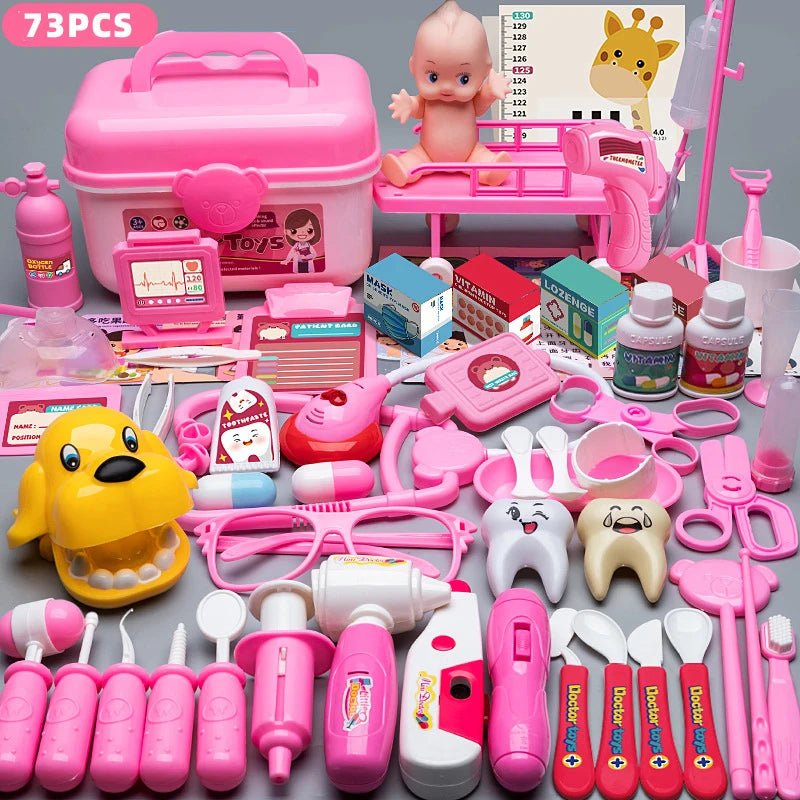 Set de Jeu Docteur pour Enfants – Mallette de Simulation avec Accessoires Médicaux - Planète bébé