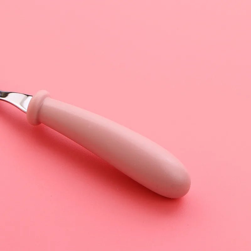 🍽️✨ Set de Couverts Enfant 3 pièces – Cuillère, Fourchette & Boîte – Inox & Sans BPA™ - Planète bébé