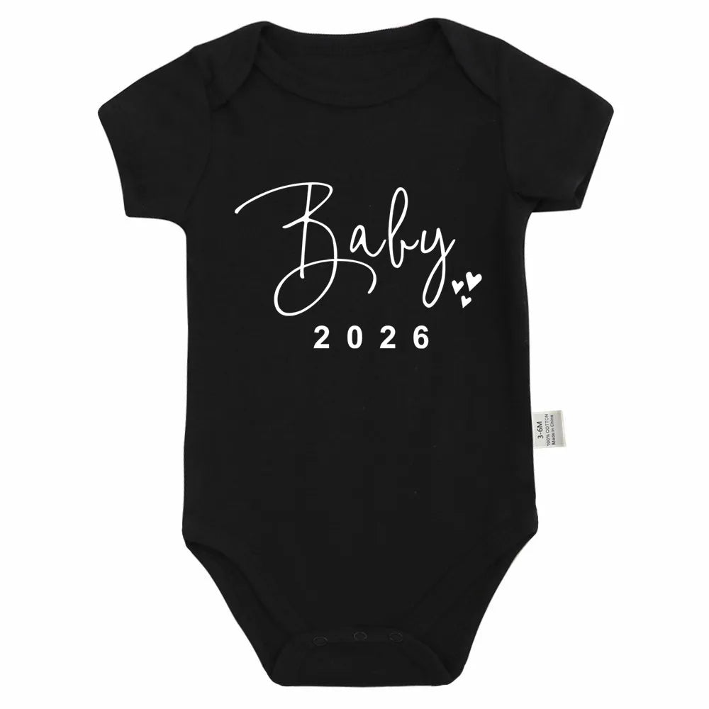 đ¶đ Body BĂ©bĂ© ĂtĂ© â Annonce Grossesse âBaby 2026â â Coton Doux Ă Manches Courtesâą - PlanĂšte bĂ©bĂ©