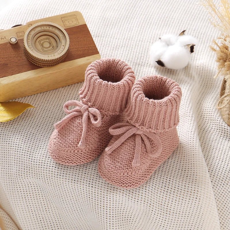 𧶠Chaussons Bébé Tricotés⹠- PlanÚte bébé