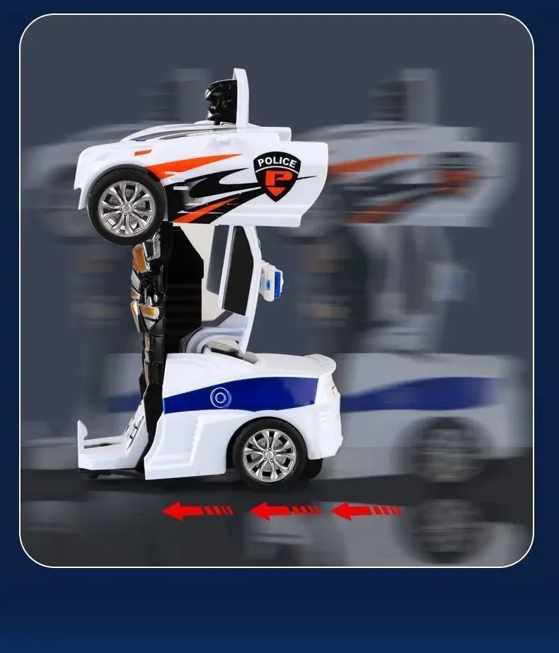 Voiture Robot Transformable à Inertie® - Planète bébé