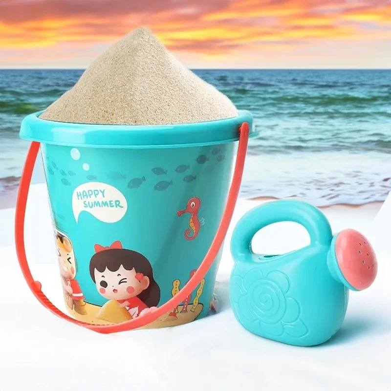 Kit de Jouets de Plage pour Enfants – Seau, Arrosoir, Pelles & Accessoires – Jeux d'Été en Plein Air - Planète bébé