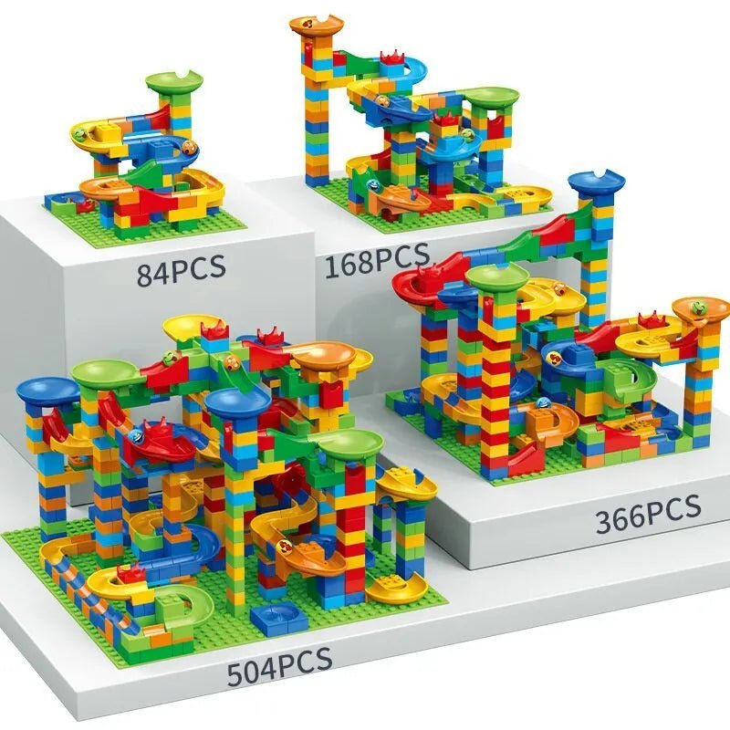 Circuit Billes à Assembler – Jeu de Construction DIY Enfant – Puzzle Éducatif avec Petites Pièces – Cadeau Créatif 6 Ans+™ - Planète bébé