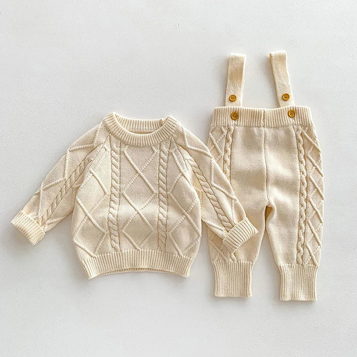đ§¶đ Ensemble BĂ©bĂ© TricotĂ© â Style CorĂ©en â Automne/Hiver â Unisexe 0-12 Moisâą - PlanĂšte bĂ©bĂ©