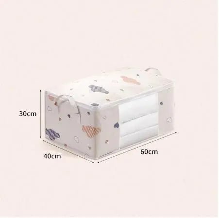 đ§ł Grand Sac de Rangement Pliable â Organiseur pour VĂȘtements, Couvertures & Literie â PoignĂ©es RenforcĂ©es + Fermeture Ăclair Robusteâą - PlanĂšte bĂ©bĂ©