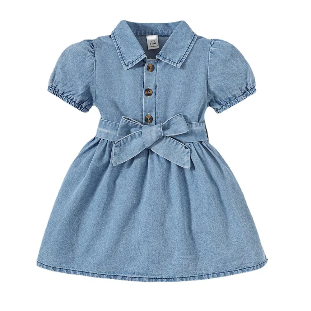 đ robe en jean bĂ©bĂ© fille