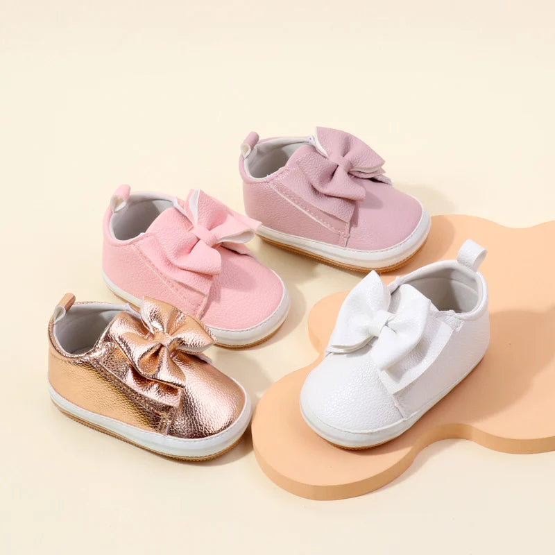 đŠđŁ Chaussures BĂ©bĂ© Fille â Similicuir Premium & NĆud Papillon â Premiers Pas ĂlĂ©gants â 0 Ă 18 Moisâą