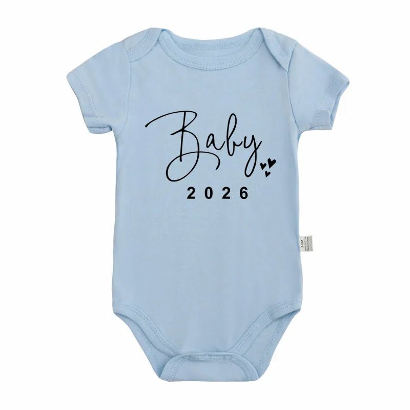 đ¶đ Body BĂ©bĂ© ĂtĂ© â Annonce Grossesse âBaby 2026â â Coton Doux Ă Manches Courtesâą - PlanĂšte bĂ©bĂ©