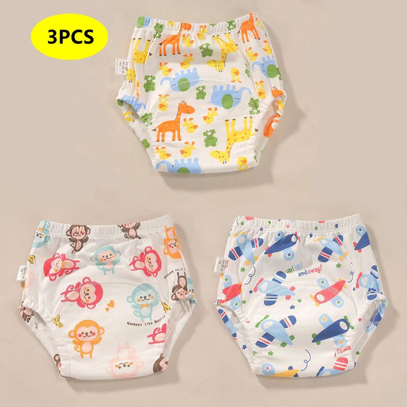 đ©Čđ¶ Culotte d'Apprentissage BĂ©bĂ© â Coton Lavable â Couleur Unie â 1 Ă 3 Ansâą