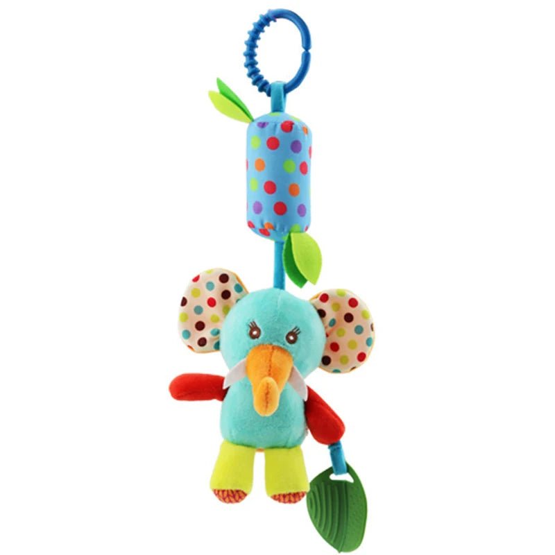 Soft Giraffe Zebra Animal Handbells Rattles Plush Infant Baby Development Handle Toys WIth Teether Baby Toy For Newborn Gifts™ - Planète bébé