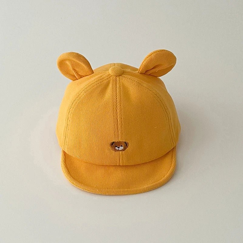 đ§ą Casquette BĂ©bĂ© "Petit Ours" â Avec Oreilles â Coton Respirant â Protection Soleil â Look Kawaii & Confort Assuré⹠- PlanĂšte bĂ©bĂ©