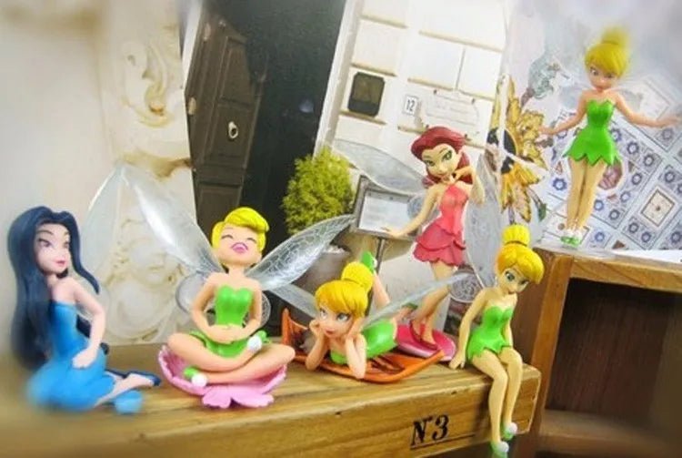 Figurines Fée Clochette 6pcs ™ - Planète bébé