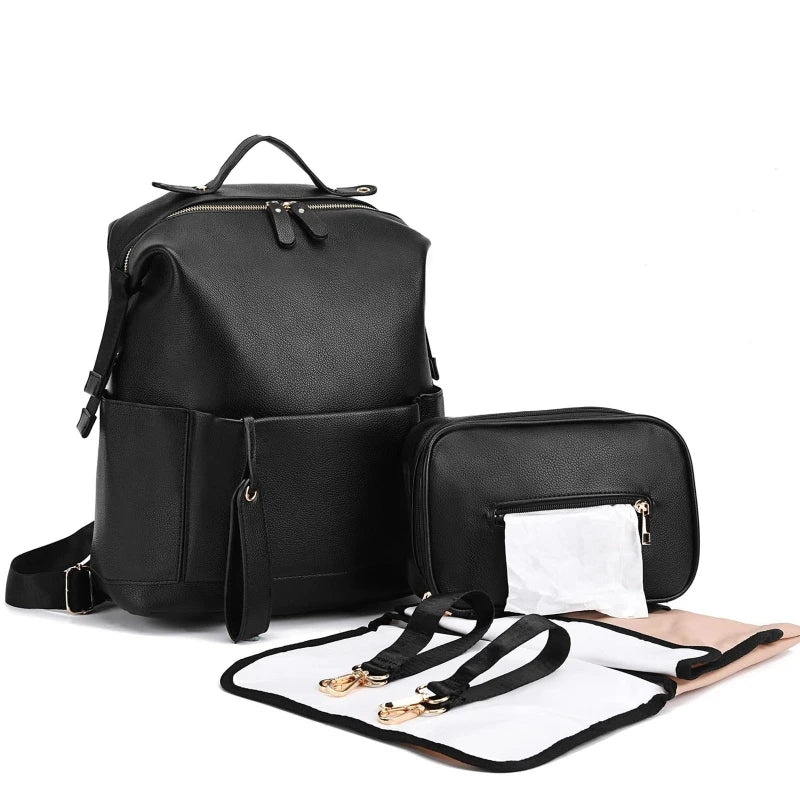Mommy Bag – Sac à Langer Élégant en Cuir PU™ - Planète bébé