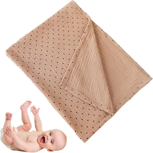 Couverture - SnugWrap™ - Marron Pointillé - Planète bébé