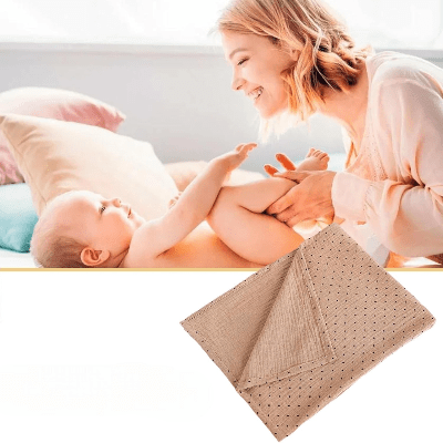 Couverture - SnugWrap™ - Marron Pointillé - Planète bébé