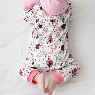 Barboteuse - UnisexRompers™ - Ours Rose - Planète bébé