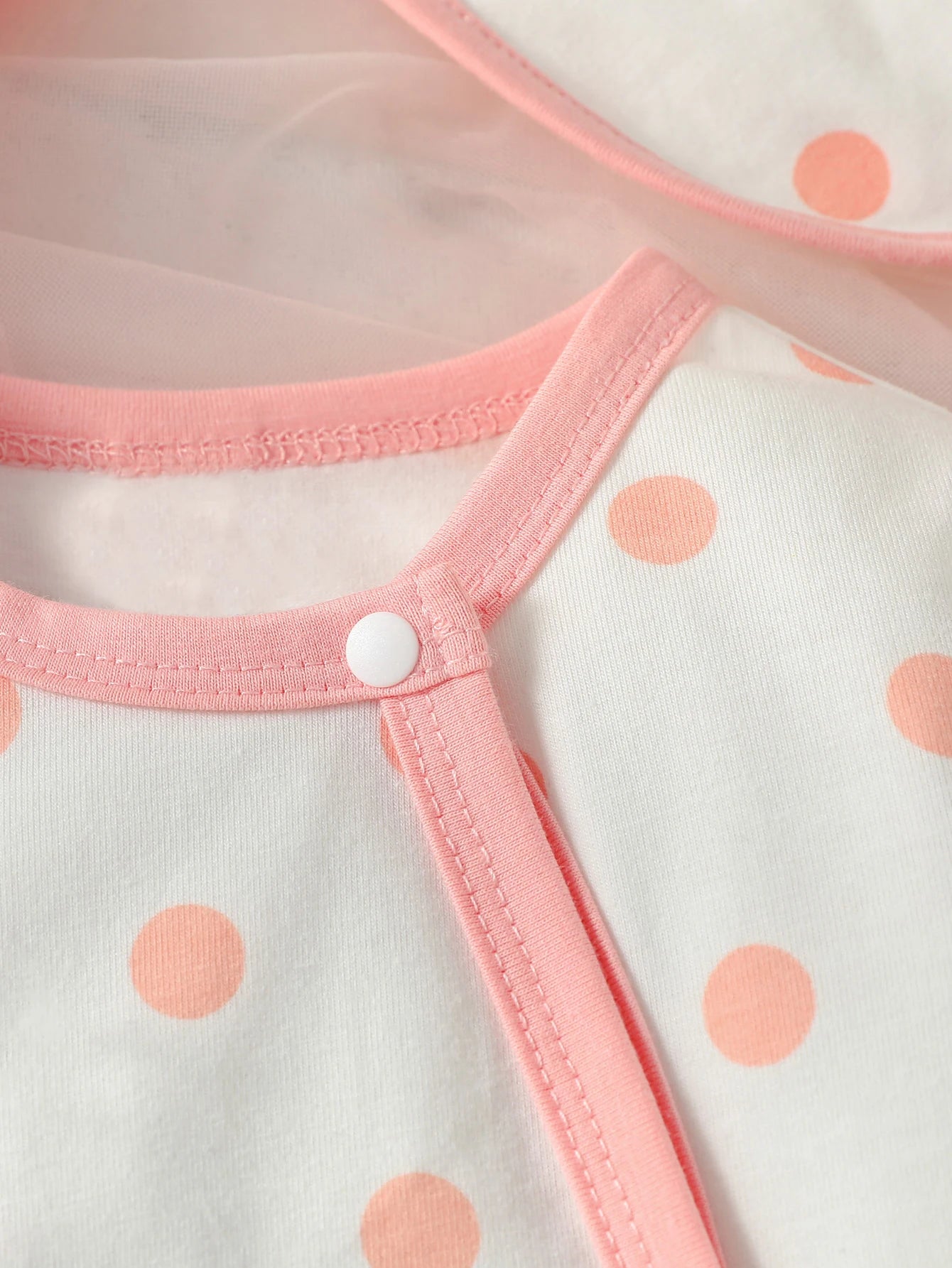 Ensemble Bébé Fille™ – 4 Pièces Polka Dot avec Patch Ours - Planète bébé