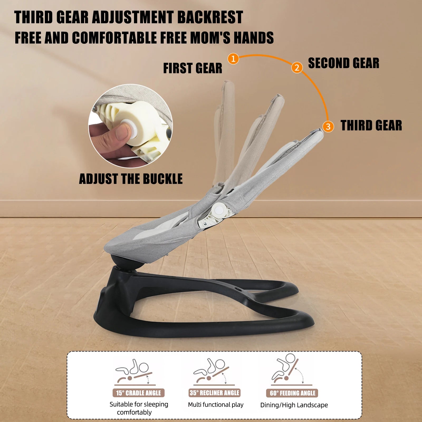 🎶 Berceau Électrique Bluetooth pour Bébé – Balancelle Multifonction avec Filet Anti - Moustique &amp; Musique – Jusqu’à 10 kg™ - Planète bébé