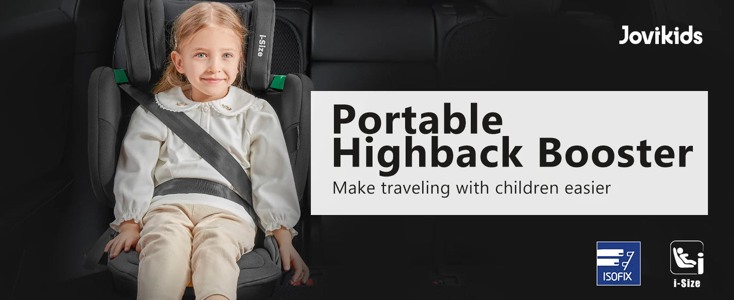 Siège Auto Jovikids Rober – Rehausseur avec Dossier Haut