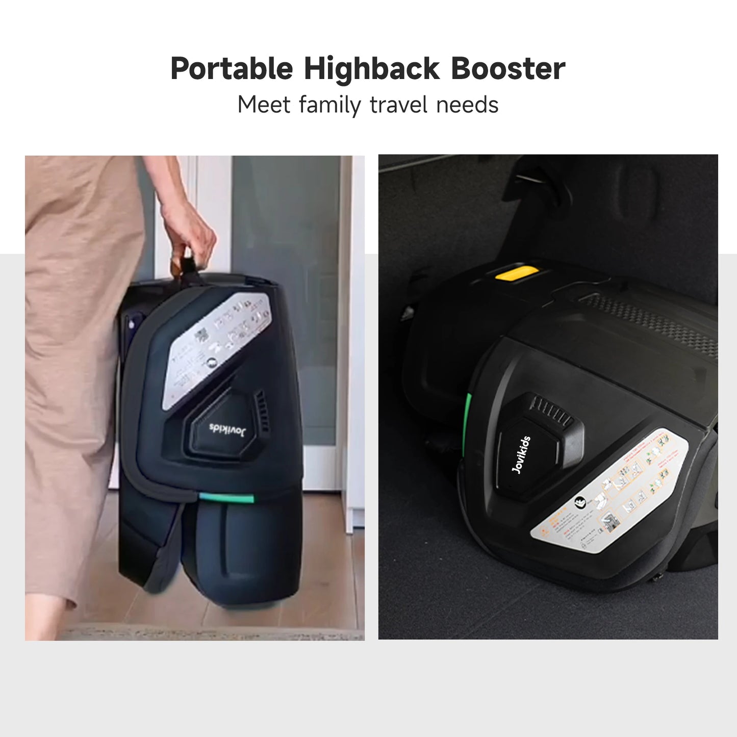 Siège Auto Jovikids Rober – Rehausseur avec Dossier Haut