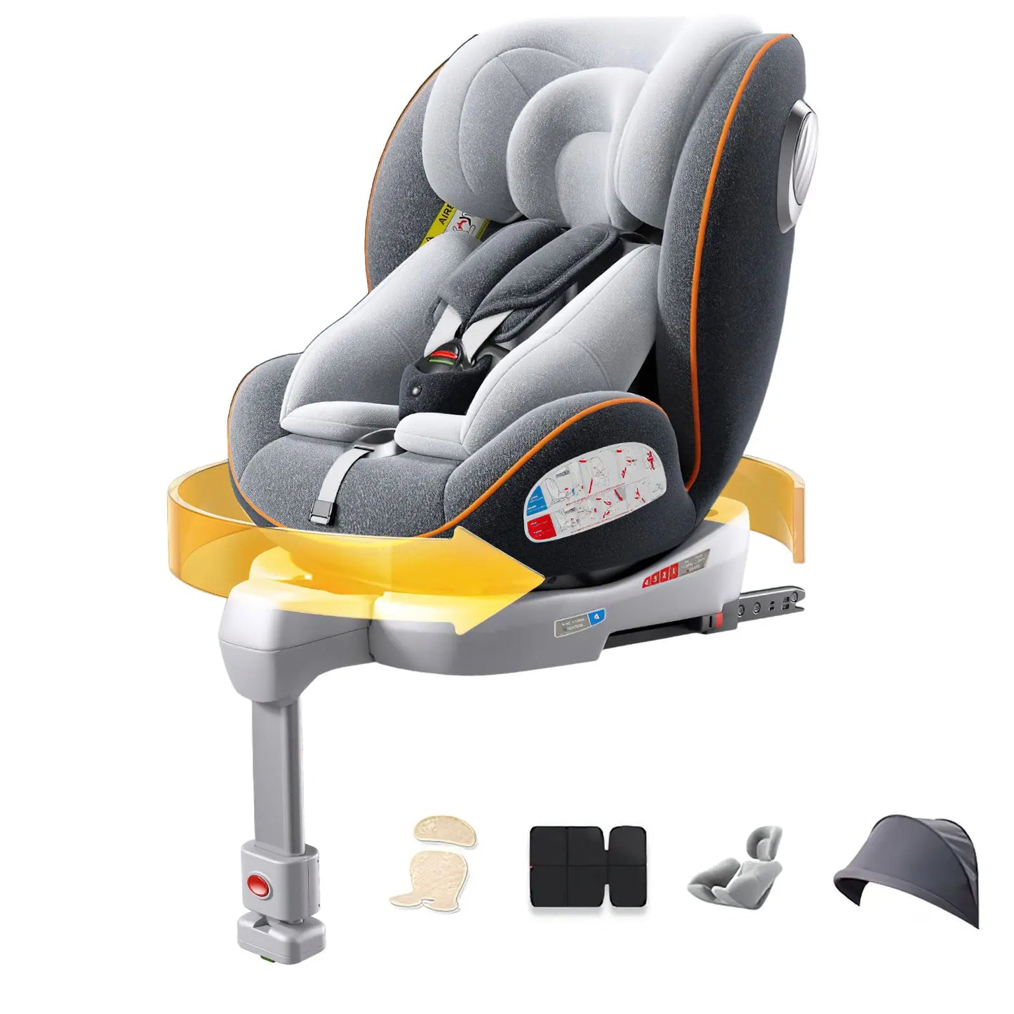 Siège Auto Bébé 360° Rotatif – ISOFIX – Norme ECE R129 - Planète bébé