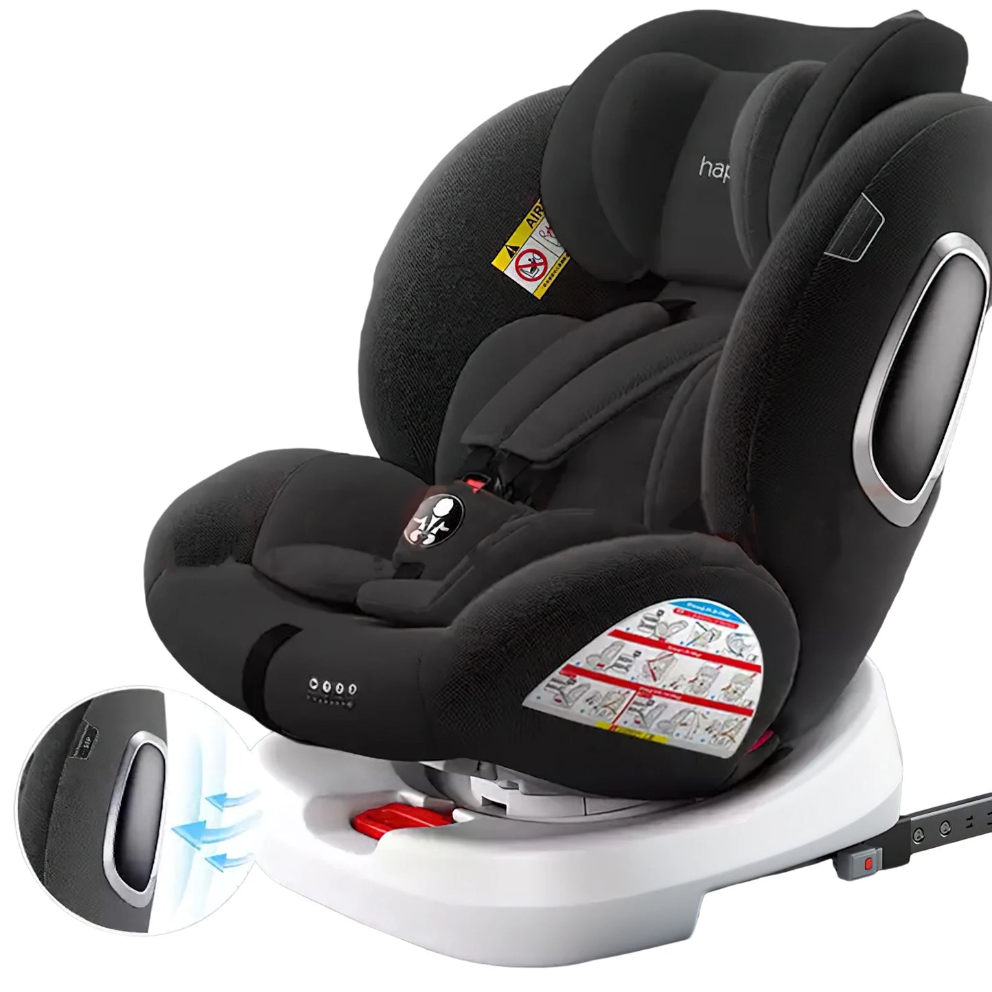 Siège Auto Bébé 360° Rotatif – ISOFIX – Norme ECE R129