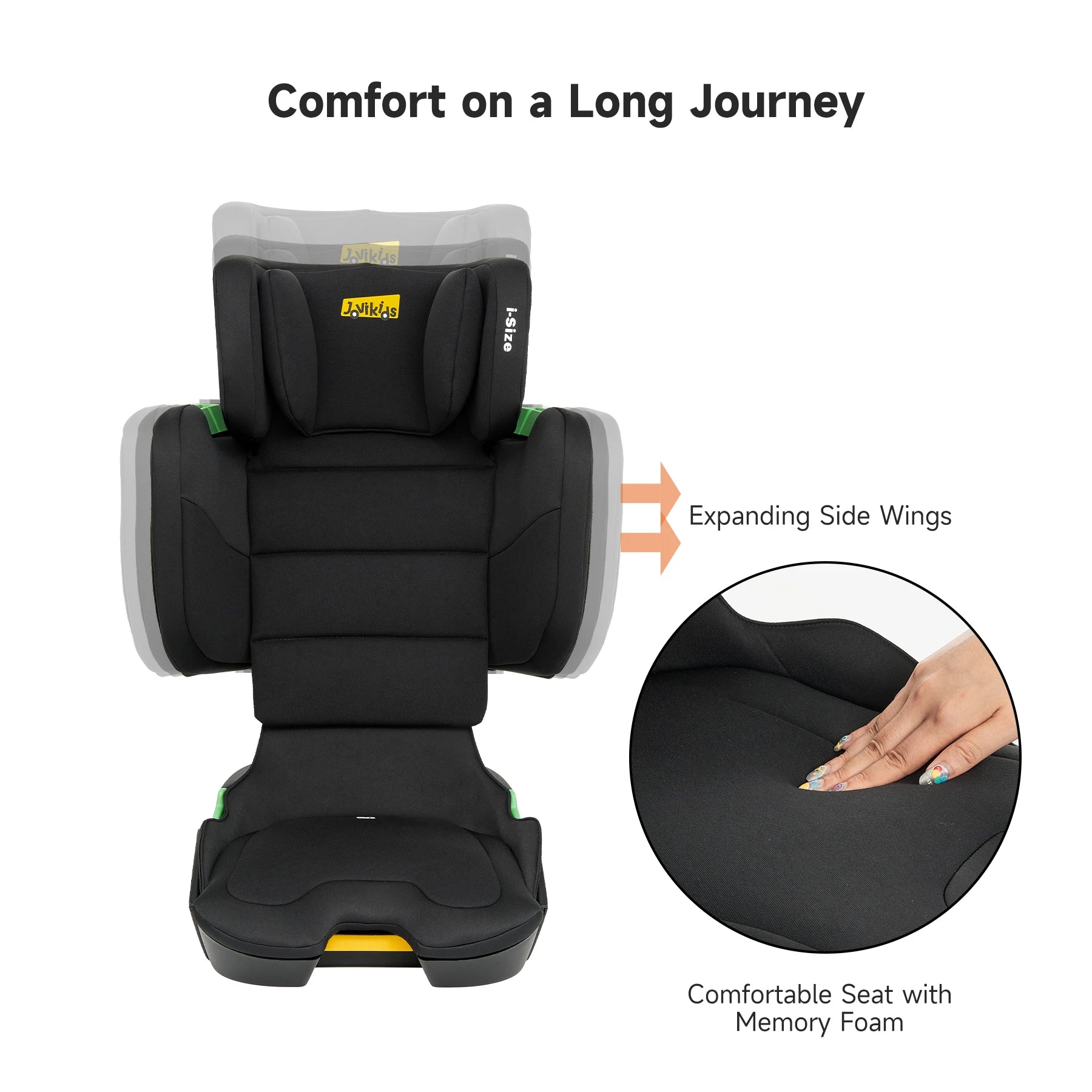 Siège Auto Jovikids Rober – Rehausseur avec Dossier Haut - Planète bébé