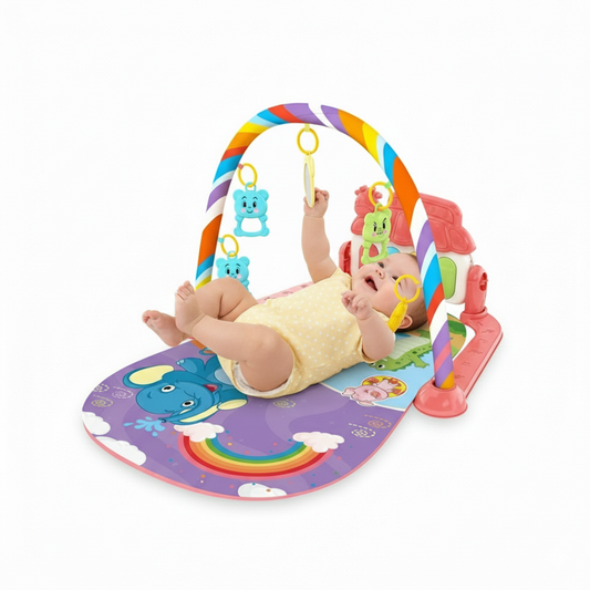 Tapis d’Éveil Musical Bébé avec Piano – Tapis d’Activité Éducatif 0-36 Mois