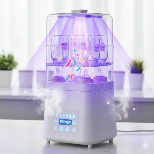 Stérilisateur Biberons 3-en-1 avec Séchage Automatique – Multifonction Bébé™