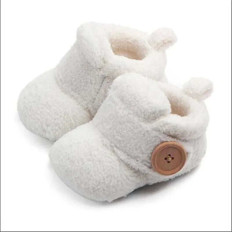 Chaussons Hiver Bébé Chauds – Premiers Pas Antidérapants &amp; Semelle Souple™