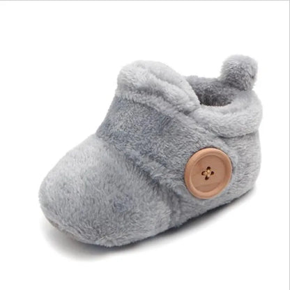 Chaussons Hiver Bébé Chauds – Premiers Pas Antidérapants &amp; Semelle Souple™