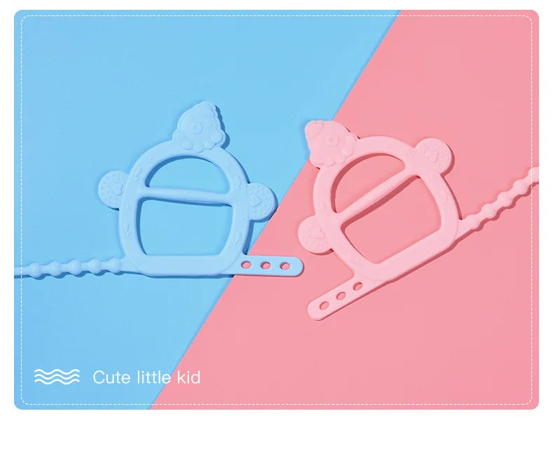 🍓👶 Jouet de Dentition Bébé – Sucette à Mâcher en Silicone en Forme de Fruit™