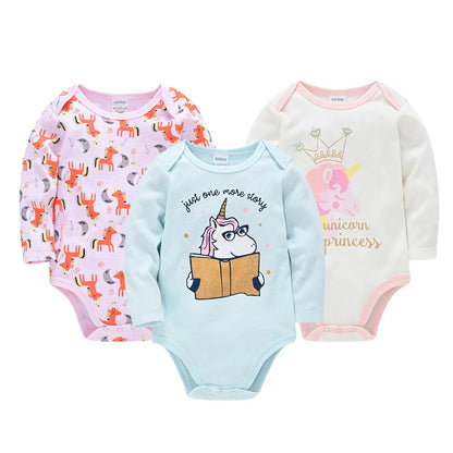 👶 Lot de 3 ou 6 Bodies Bébé – Kavkas | Coton Doux &amp; Style Mignon – Garçon &amp;Fille™