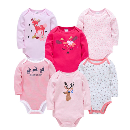 👶 Lot de 3 ou 6 Bodies Bébé – Kavkas | Coton Doux &amp; Style Mignon – Garçon &amp;Fille™