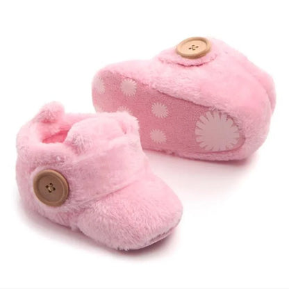 Chaussons Hiver Bébé Chauds – Premiers Pas Antidérapants &amp; Semelle Souple™