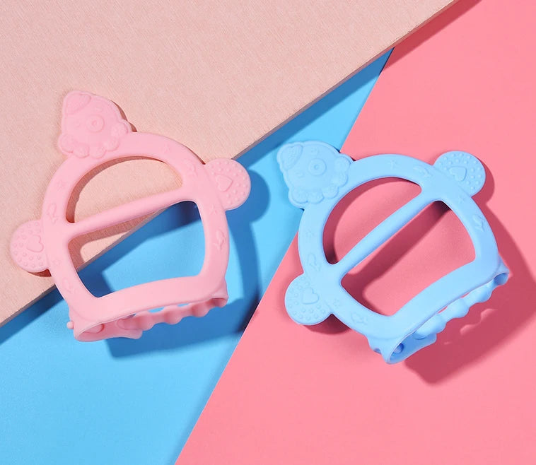 🍓👶 Jouet de Dentition Bébé – Sucette à Mâcher en Silicone en Forme de Fruit™