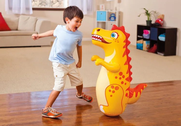 🦖 Sac de Boxe Gonflable Tumbler pour Enfants – Jouet Ludique &amp; Anti - Stress™ - Planète bébé