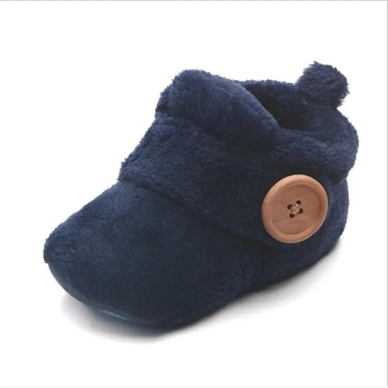 Chaussons Hiver Bébé Chauds – Premiers Pas Antidérapants &amp; Semelle Souple™
