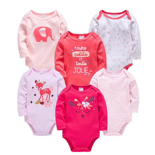 👶 Lot de 3 ou 6 Bodies Bébé – Kavkas | Coton Doux &amp; Style Mignon – Garçon &amp;Fille™