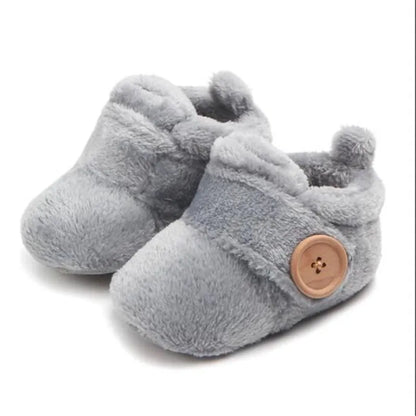 Chaussons Hiver Bébé Chauds – Premiers Pas Antidérapants &amp; Semelle Souple™